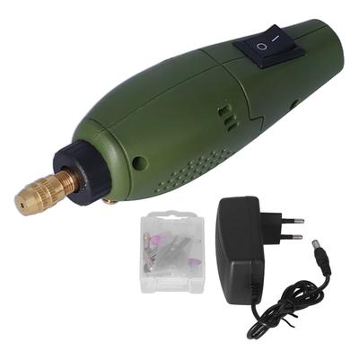 Penna Elettrica per Rettifica Manuale Incisione Rifinitura Lucidatura Kit Utensile Rotante 12000RPM
