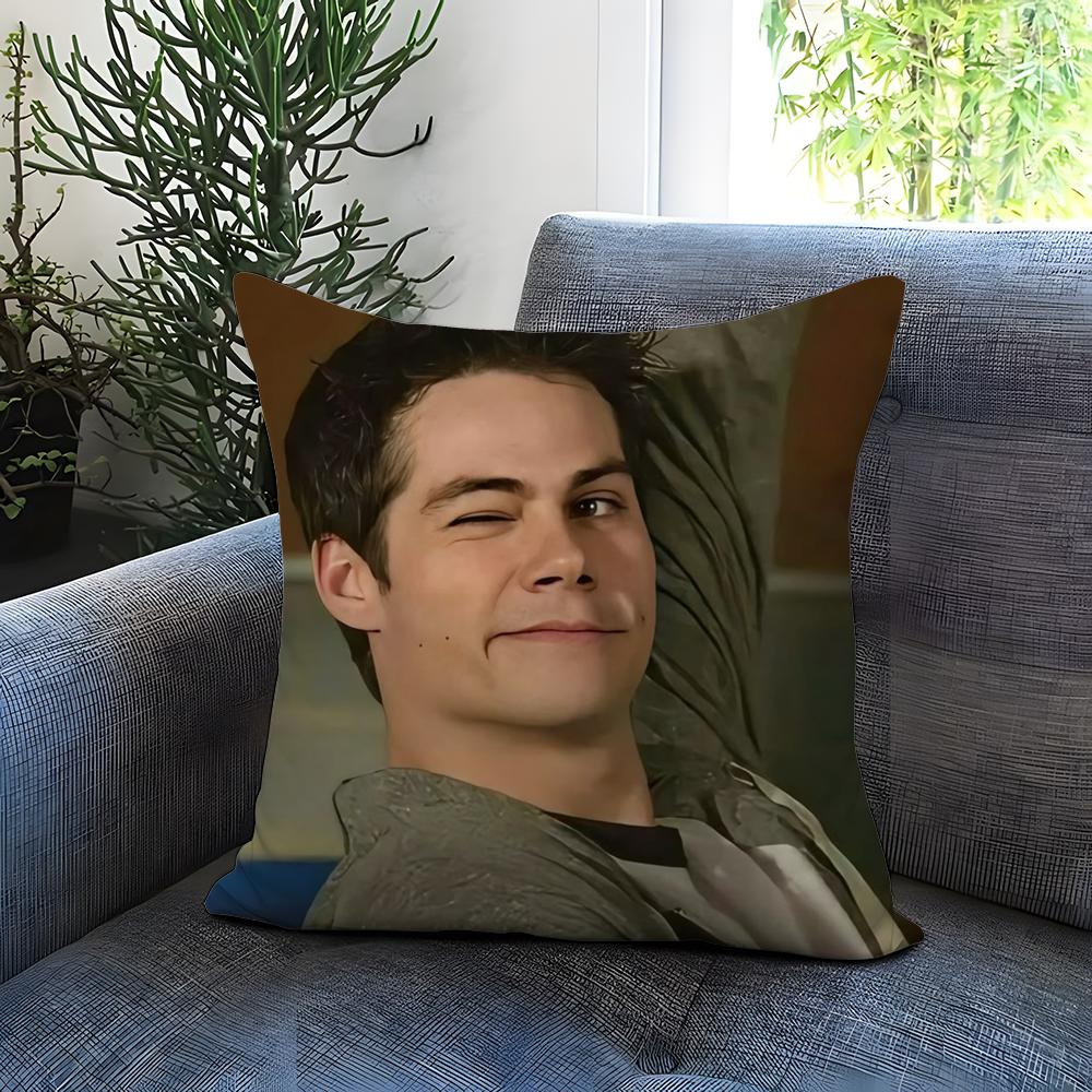 D-Dylan O'BrienS Kissenbezug Bequemer Wende-Kissenbezug Ideal für Auto Sofa Schlafzimmer & darüber hinaus