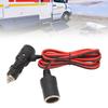 Cigarette Lighter Switch Cigarette Lighter Adapter Plug, -24V Male Female Cable with 15A Fuse,