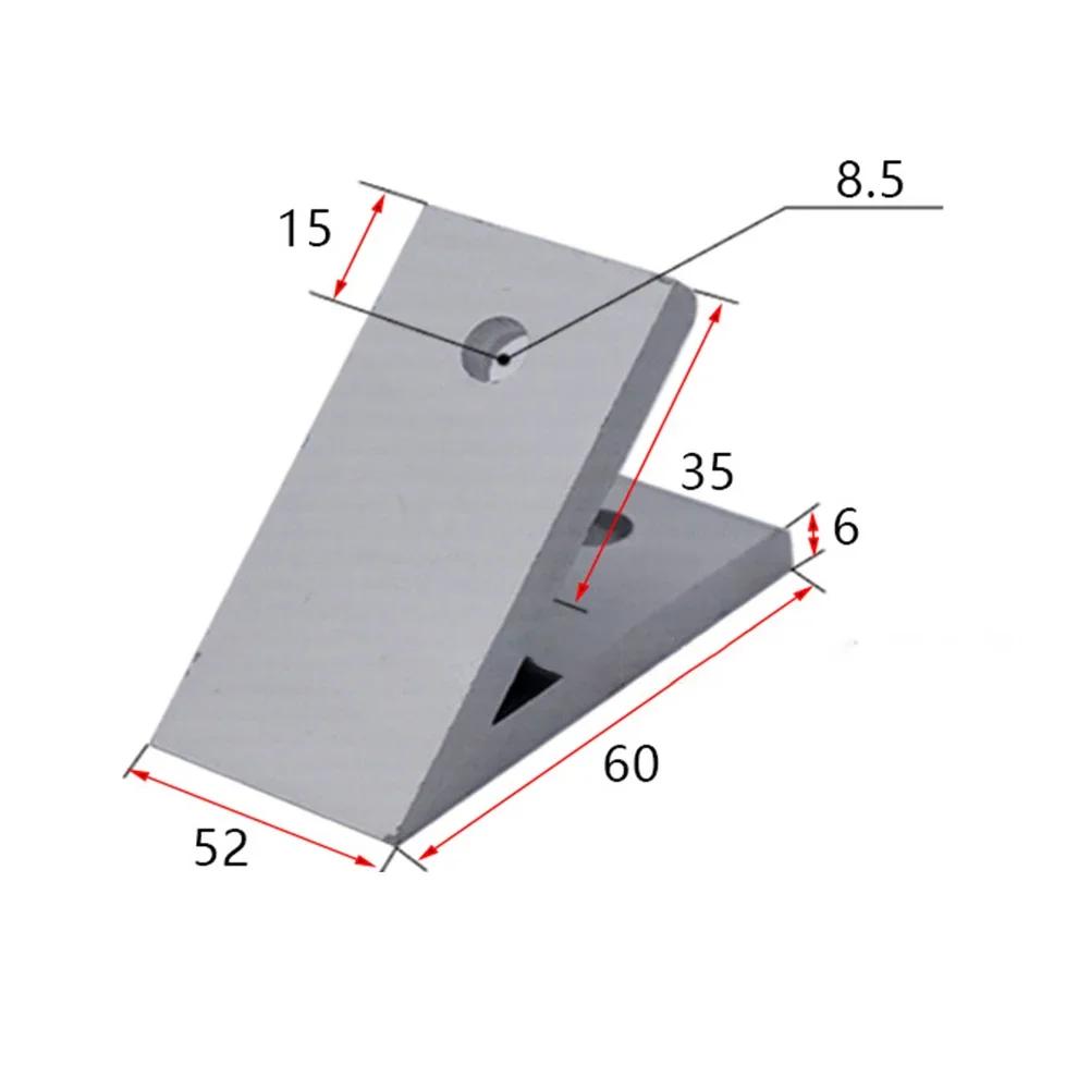 Aluminum Profile Joint 45 Degree Angle Bracket Used With T-bolts Aluminum Alloy Easy To Install Long-lasting Performance