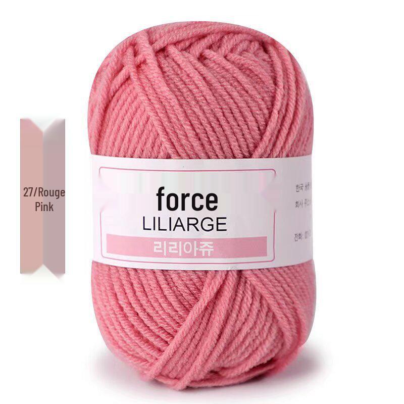 4-ply 25g Milk Cotton for Diverse Knitting Projects, Available In Bright Colors.