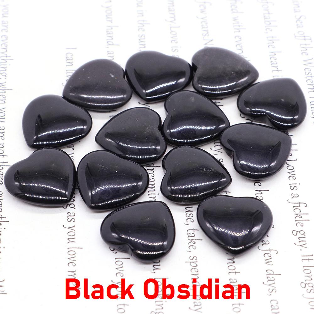 20Mm Mini Stone Heart Shape Crystal Home Decoracion Statue Natural Rose Quartz Reiki Healing Gemstone Pocket Gift Massage 5Pcs