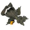 Baby Dragon Reading Book Statue Waterproof Lovely Durable Resin Dragon Sculpture for Garden Wall