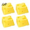 Cute Mechanical Keyboard Keycap 4PCS Cheese Keycaps 3D Printed Macaron Color Key Caps for Cross Axis Switches Decorative Set Gaming Keyboards