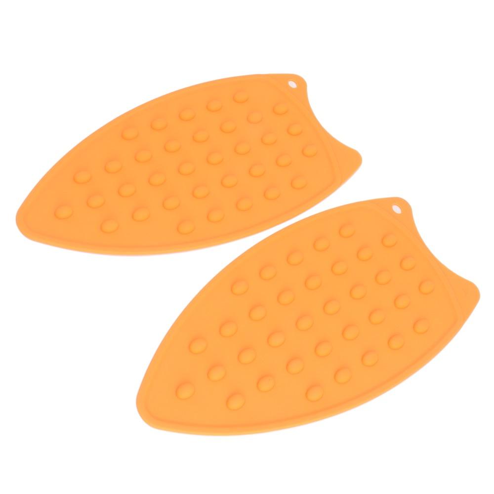 2Pcs Silicone Silicone Iron Mat Flexible Multi-purpose Iron Mat Ironing Board Mat Daily Use