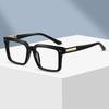 Plus Reading Glasses Men High Quality Square Rivet Men's Eyeglasses TR90 Lightweight AntiBlueLight Comfortable PresbyopiaGlasses