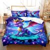 Spyro Reignited Trilogy Bedding Set, Duvet Cover & 2 Pillowcases, Cute Dragon Character Pattern Breathable Fabric All Season
