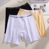 2pcs Women's High Waisted Boxer Briefs Cotton Plus Size Panties Sexy Elastic Waistband Sports Shorts Casual Comfortable Lingerie