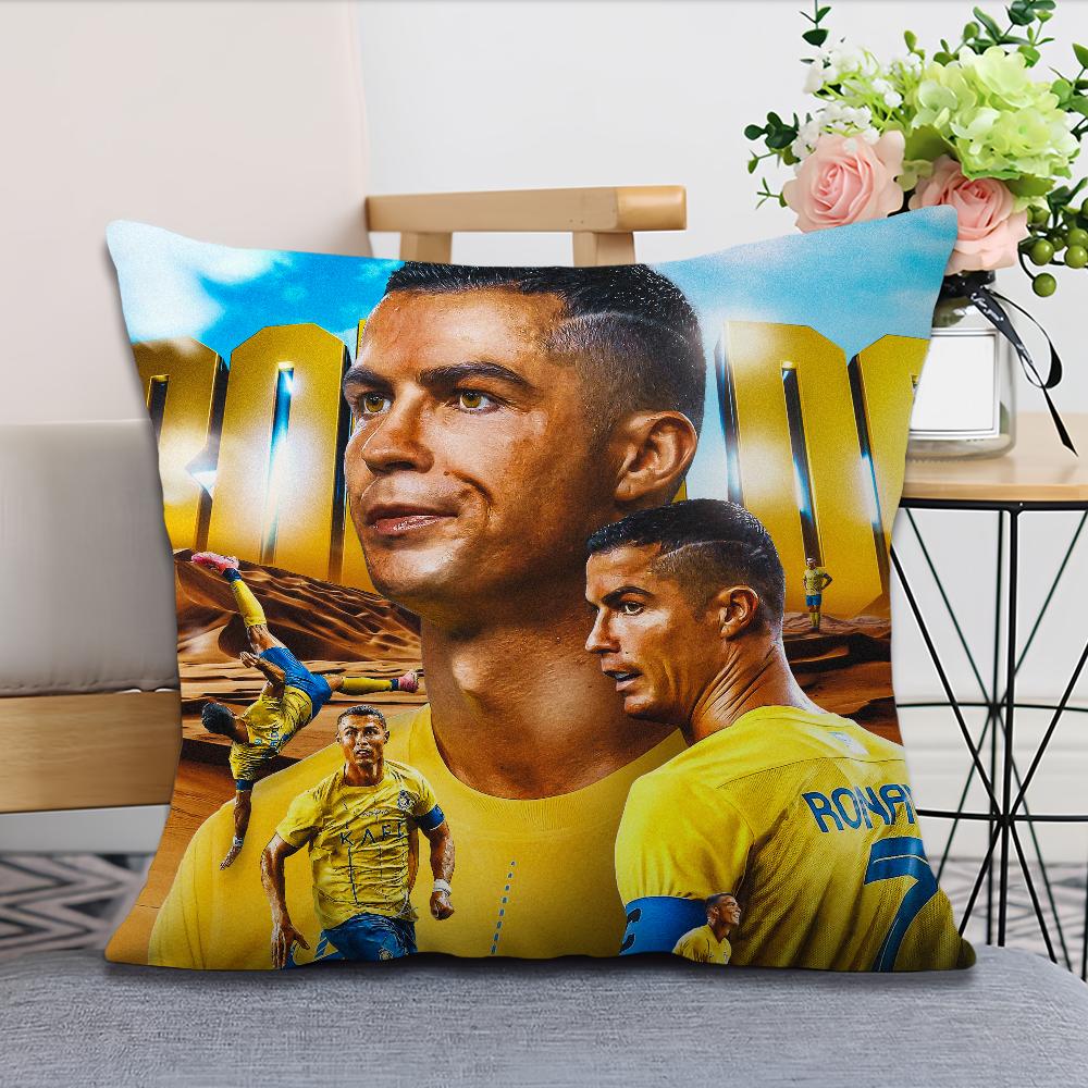 Federa Cuscino R-Ronaldo Custodia Stanza Camera da letto Divano Soggiorno Stella Schienale Auto C-Cr7 Quadrato Calcio Testiera