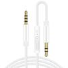 3.5mm Male to Male Over-ear Headphones with In-line Mic and Volume Control for Mobile Phones and Computers
