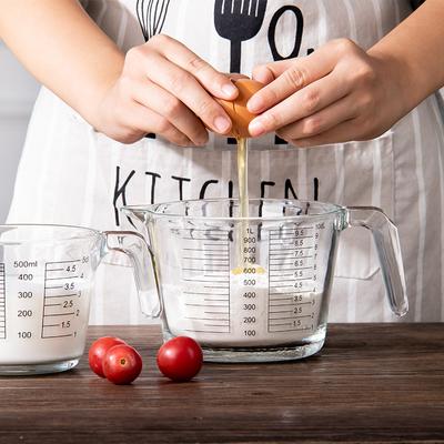 Kitchen Milk Cup Home Breakfast Cup Oatmeal Cup Whisk Cup Baking Scale Measuring Cup Kitchen Baking Supplies Yogurt Cup