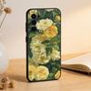 Oil Painting Flowers Series Phone Case For Samsung S25,S24,S21,S22,S23,S30,Ultra,S20,Plus,Fe,Soft Silicone Black Cover