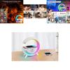 Stylish Bluetooth Speaker With Wireless Charging Versatile Night Light And Alarm Clock For Home Use