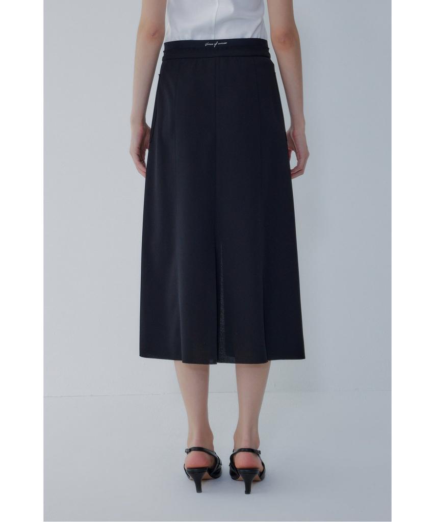 Bobeu Summer Straight Skirt_Black 7156235002