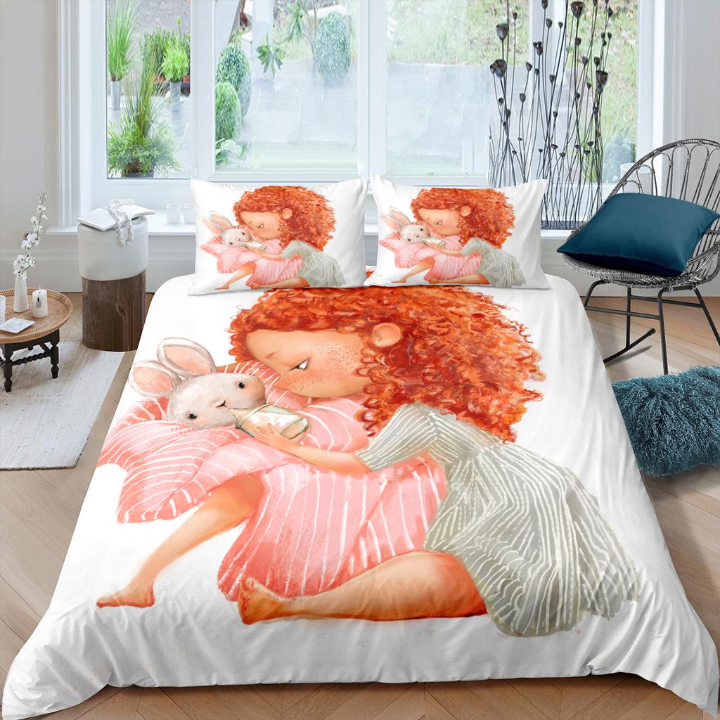 Luxury Duvet Cover and Pillowcase Digital Printing Star/moon/meteor Double Winter Quilt Cover Set Lantern Duvet Cover 1 Person