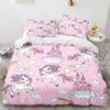 Rainbow Unicorn Duvet Cover Set Queen Size Glitter Rainbow Unicorn Bedding Set for Girls Teens Rainbow Unicorn Comforter Cover