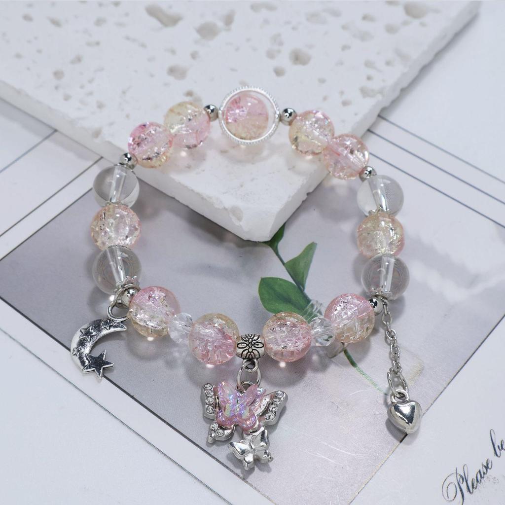 Mori Style Mermaid Crystal Bracelet – Versatile Niche Design for Women, Ideal for Students and Best Friends