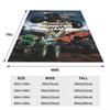 Monster Jam Grave Digger Truck Blanket Cover Wool Throw Blanket Home Couch Printed Soft Warm Bedsprea