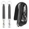 2 Bucăți Fluier Ultrasonic pentru Câini Stop Lătrat cu Ton Reglabil Fluier Ultrasonic Mut pentru Antrenament Câini cu Șnur