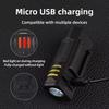 USB Rechargeable Bike Headlight Waterproof Bright LED Bicycle Flashlight High Lumen Cycling Safety Strobe Warning Light 7