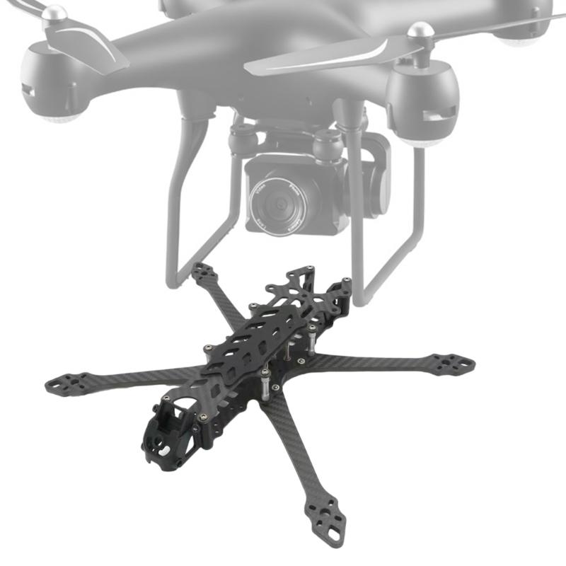 Lightweight 7inch Carbon Fiber Frame Set Quick Release Quadcopter Frame Kit 5.0mm Arm Thickness for FPV Racing UAV