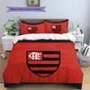 CR Flamengo Pattern Bedding Quilt Set  Home Decoration  Gift (1 * duvet cover + 2 * pillowcase  without core)