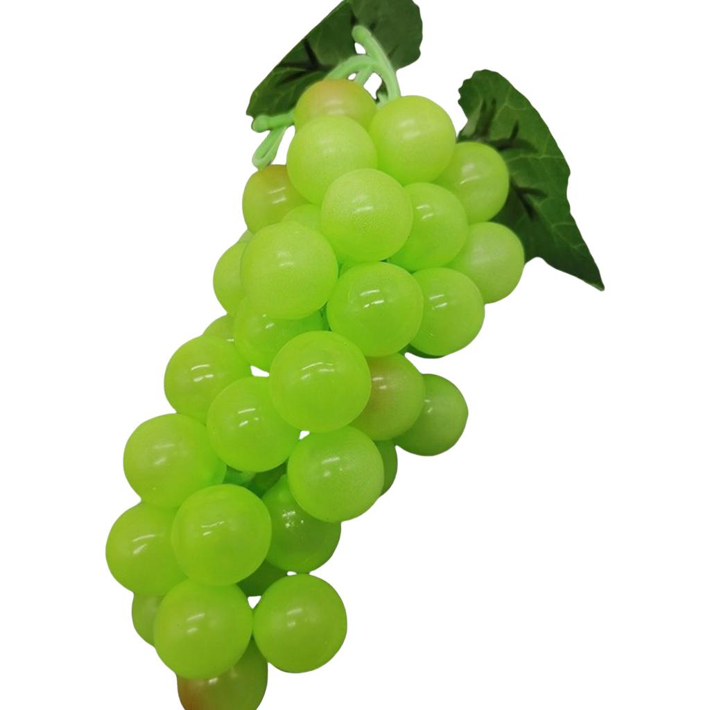 Lifelike Faux Grapes Bunch Display Ornament for Decorative Purposes In Homes Weddings Restaurants and Photo Shoots