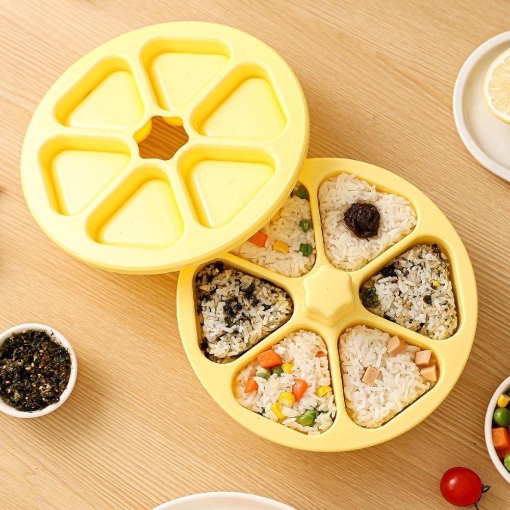 Perfekte Form PP Sushi-Maker Box 6 in 1 Antihaft-Onigiri-Form Sushi-Presse Küche