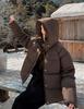 Women’s Short Hooded Windproof Thicken Warm Winter Jacket Outerwear