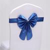 For Parties For Weddings Chair Cover Bands Chair Sashes 41x6cm Decorative Chair Sashes For Events Bowknot Design