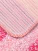 Home Soft Microfibre Anti-Skid Bath Mat - Pack of 2, 50 X 70 Cm, Pink