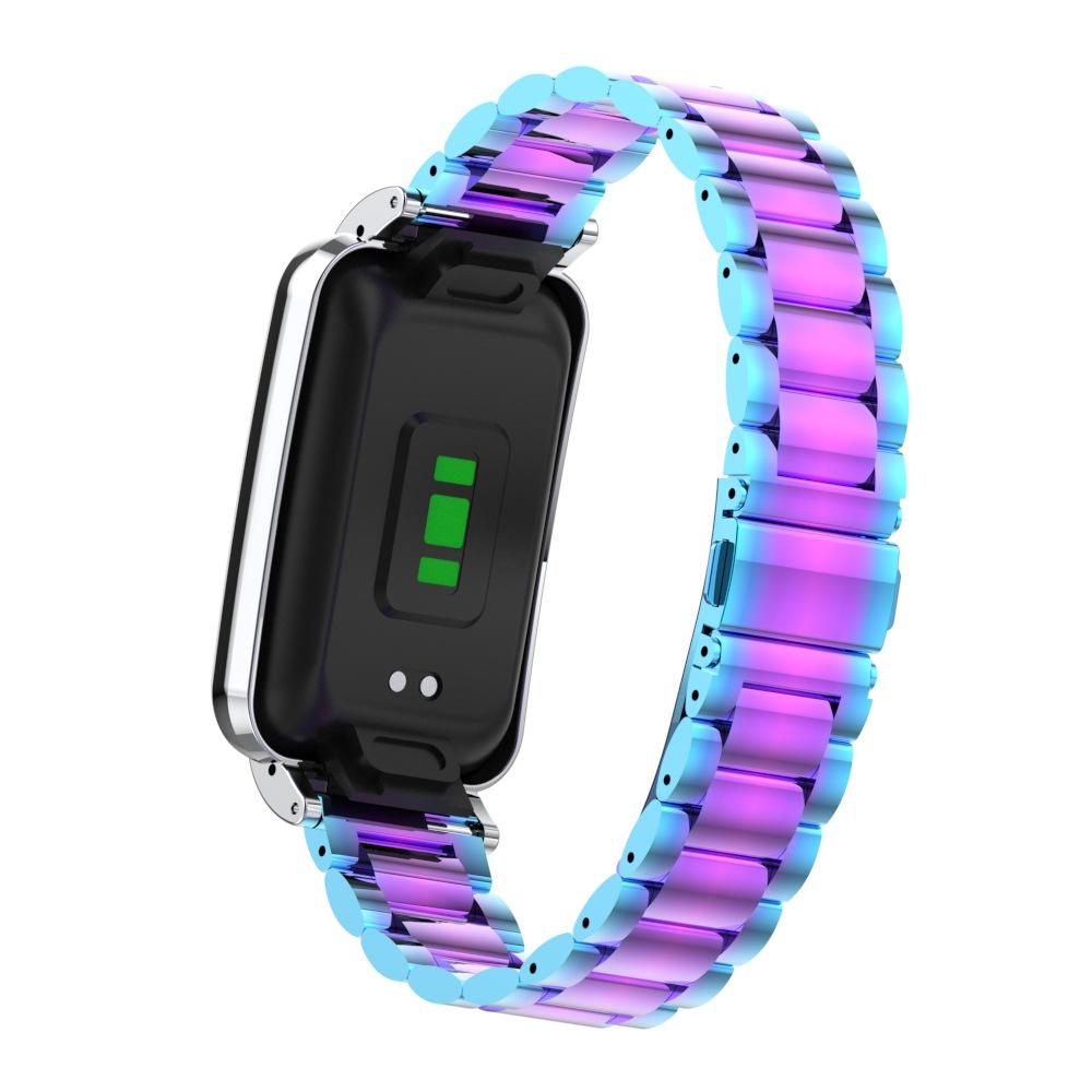 Ramka ochronna Watchband Metalowa obudowa Bransoletka Pasek ze stali nierdzewnej dla Xiaomi Band 7 Pro