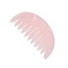 2025 New Design Ellipse Pink Crystal Massage Comb Portable Salon-Ready Small Fashion Hair Accessories for Women Home Water