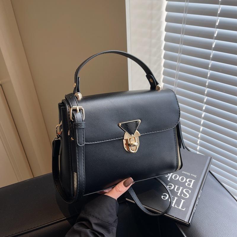 Retro einfache kleine Tasche Damen Herbst und Winter neu tragbare kleine quadratische Tasche hochwertig Pendler Umhängetasche