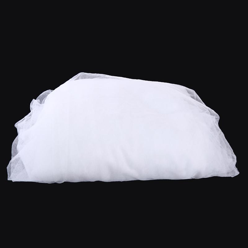 2025 New Double Bed Lace Bed Mosquito Insect Netting Mesh Canopy Princess Full Size Bedding Net Polyester White Pink Blue Purple