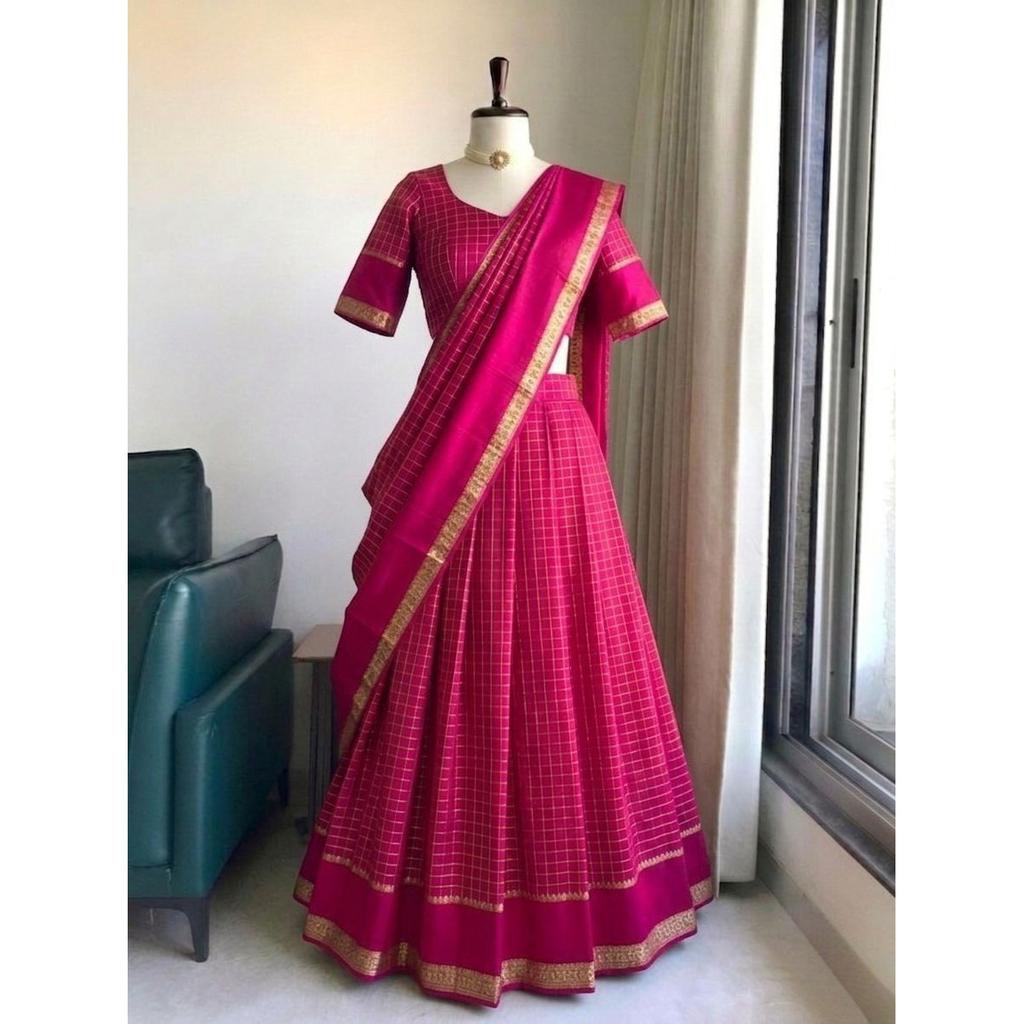Ensemble Lehenga Choli de Fête Indien Pakistanais Bollywood Lehenga Robe Dupatta
