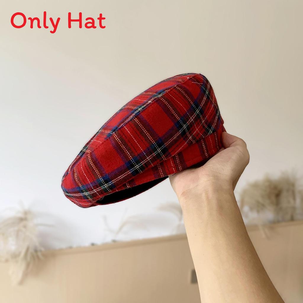Classic British Girl Beret Hat With Breathable Fabric For Casual Fashion Style
