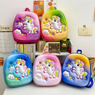Children's Schoolbag Kindergarten Schoolbag Large Capacity Hard Shell Children's Backpack Cartoon 3D Three-dimensional Backpack