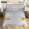 Eyelash Duvet Cover Set Eyes Pattern Design Comforter Cover Microfiber Girly Priness Style Glitter Twin King Queen Bedding Set