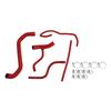 Silicone Radiator coolant Hose Fit For Aprilia Tuareg 660 2022-2025 Red