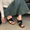 Beautiful high heels women's head sexy simple fashion versatile sandals temperament retro cool slippers