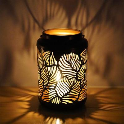 Metal Candle Holder Hollow Candlestick Ornament Table Centerpiece Decorative Candle Holder For Home Living Room Dinner Ornament
