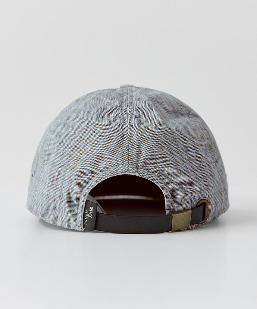 Leopeusaideu Washed 6Panel Cap Sky Blue Glen Check