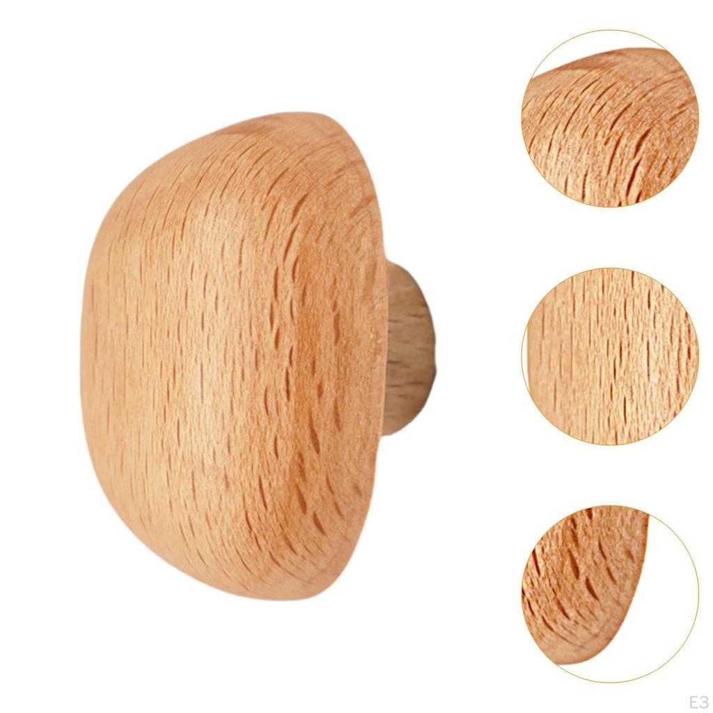 Wall Mounted Wooden Coat Hook Organizer for Home And Office