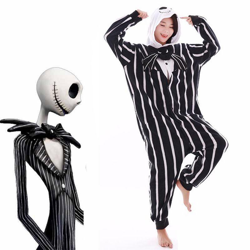 Nightmare Christmas Before Jack Onesie Pajamas Union Suit Jumpsuit Wear Lounge