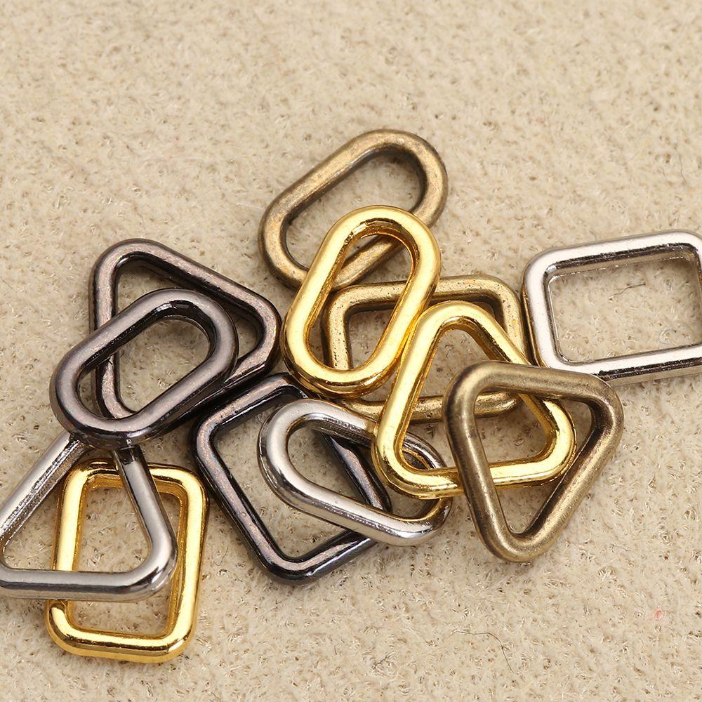 20pcs Newest Accessories Tri-glide  Bag Buckle Diy Dolls Bag Luggage Hardware Square/Triangle Buttons