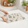 2PCS Oil-Proof Dining Table Mat Rectangular Coffee Cup Mats Washable Heat-Insulating Mat  Kitchen