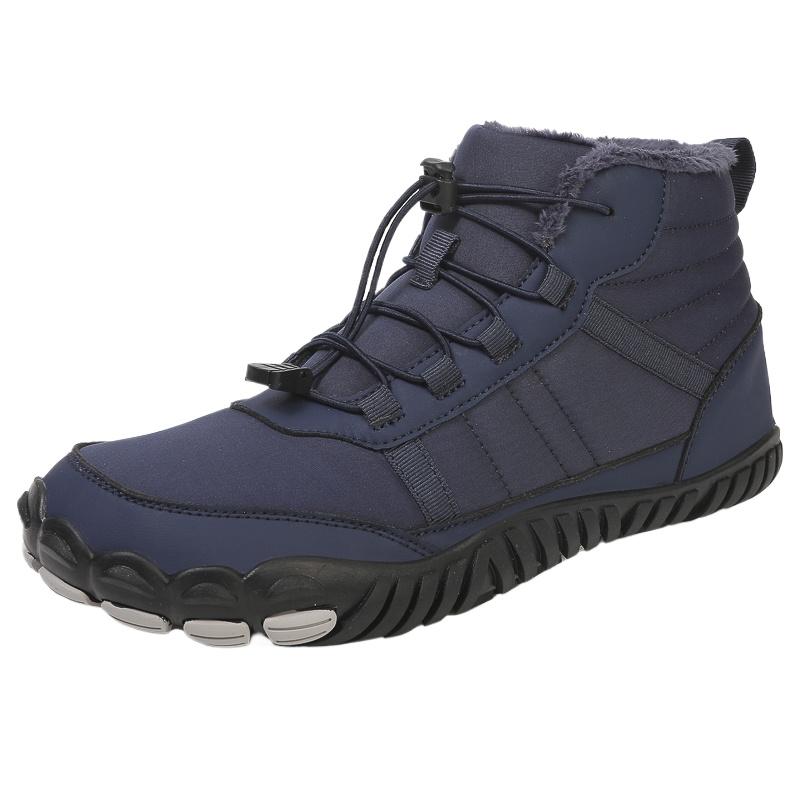 

Wading Shoes Womens Mens Minimalist Winter Snow Boots Warm Ankle Booties with Arch Support Zero Drop Sole Wide Toe Box Zapatos 35