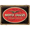 Moto Guzzi Old Man Plaque Metal Vintage Tin Sign Shabby Chic Decor Metal Signs Vintage Bar Decoration Metal Poster Metal Plate