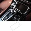 Inner Console Gear Storage Box Silver Titanium Cover Trim 11-17 For BMW 5 Series